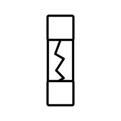 fuse icon flat thin outline art logo
