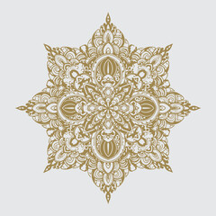balinese style mandala vector