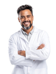 Professional pharmacist in transparent background