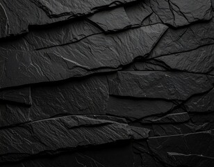 Dark slate rock provides a dramatic texture for backgrounds or creative design projects with a rich, organic feel.