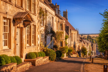Row houses in the Cotswold village of Burford