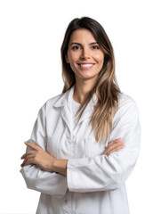 Professional pharmacist in transparent background
