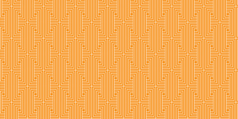 Seamless Patterns with Vibrant Yellow Abstract Organic Lines and Curved Artistic Shapes – Modern Vector Background Textures for Branding, Textile, and Digital Projects