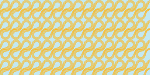 Seamless Patterns with Vibrant Yellow Abstract Organic Lines and Curved Artistic Shapes – Modern Vector Background Textures for Branding, Textile, and Digital Projects