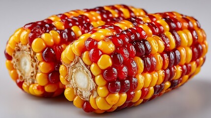 Vibrant Indian Corn Close-Up: A Feast for the Eyes