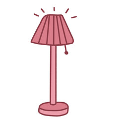 vector illustration of a lamp