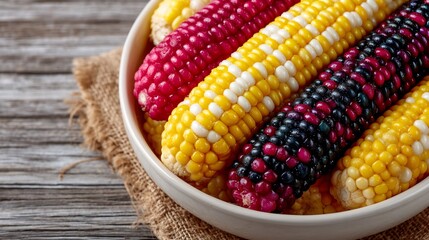 Colorful Corn Cob Bowl: A Delightful Harvest