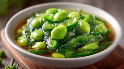 Delicious Edamame and Seaweed Salad