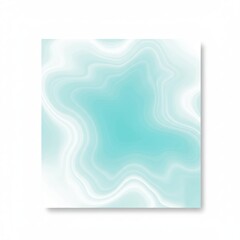 Wavy Blue Fluid Abstract