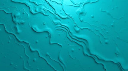 Dark Teal 3D Abstract Theater Stage Background with Elegant Curved Drapes and Minimal Floor