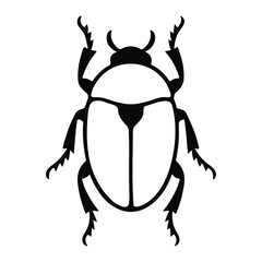 Beetle Tribe Crest Emblem Vector Design
