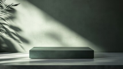 Green Minimalist Product Display Platform