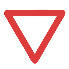 Yield / Give Way – Drivers must slow down and give way to other vehicles