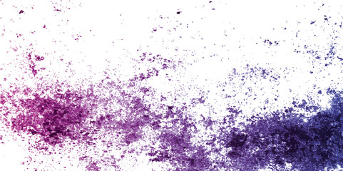 Acai powder flying, isolated on white background and texture. Face powder flying isolated on white background