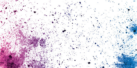powder forms a streak against a white backdrop, Colorful powder explosion on white background. Colored cloud.
