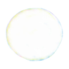 水彩のシャボン玉のイラスト