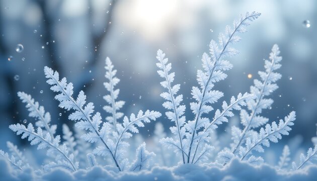 A close up photographic study reveals the intricate, ephemeral art etched onto a windowpane by winter's touch