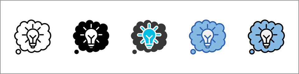Innovation Icon Pack Multistyle Illustration