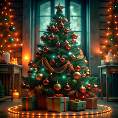 christmas tree traditional holiday symbol