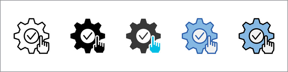 Usability Icon Pack Multistyle Illustration