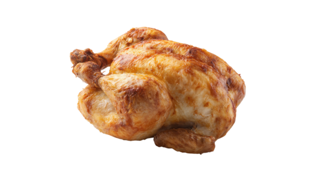 Roasted Chicken on Transparent Background - Powered by Adobe