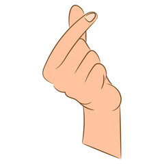 Hand Pose Illustration