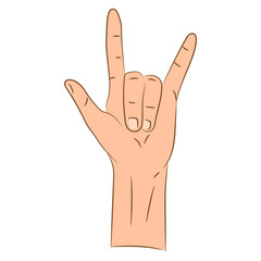 Hand Pose Illustration