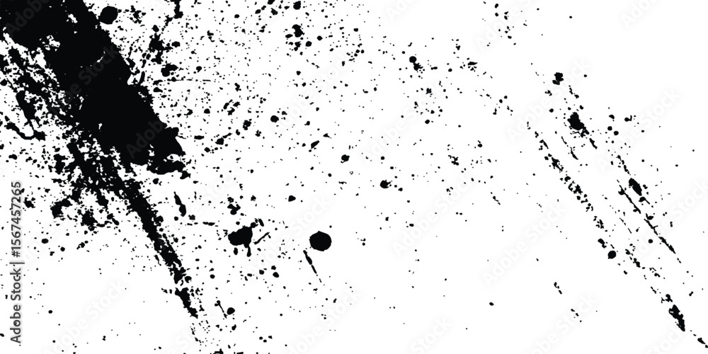 Poster abstract ink splatter background with black and white textures. a dynamic and chaotic effect, moveme