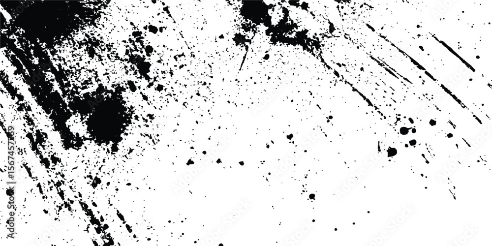 Aufkleber abstract ink splatter background with black and white textures. a dynamic and chaotic effect, moveme