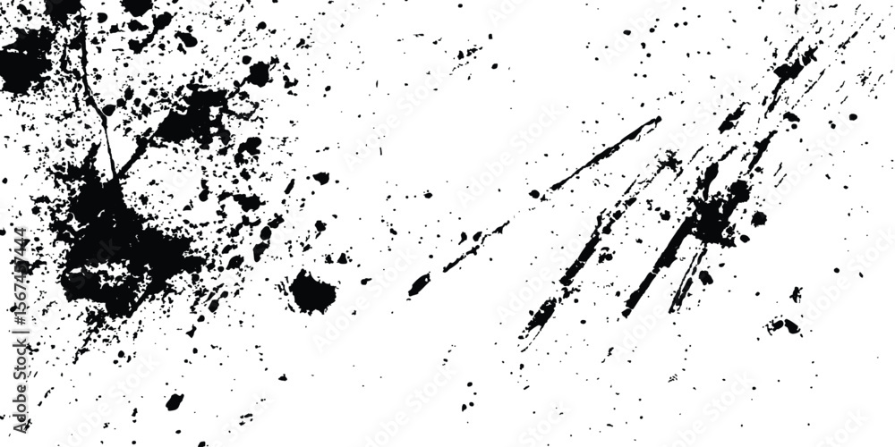 Aufkleber abstract ink splatter background with black and white textures. a dynamic and chaotic effect, moveme