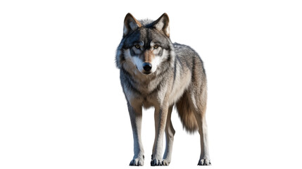 wolf isolated on white background
