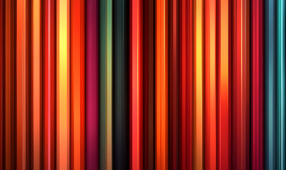 Vibrant Vertical Stripes: A Spectrum of Warm and Cool Tones in A