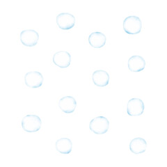 水彩のアイスボール背景イラスト