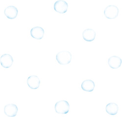 水彩の小さなアイスボール背景イラスト