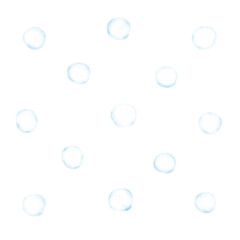 水彩の小さなアイスボール背景イラスト