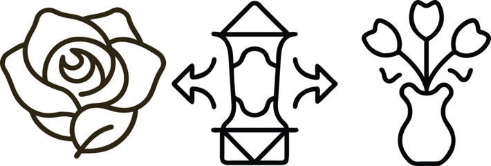 Fototapeta premium Black vector illustration of a tribal sun art tattoo design icon