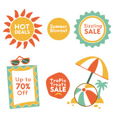 Summer Sale Signs and Labels deals blowout
