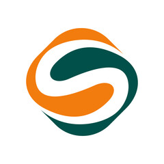 Letter S logo icon design template 