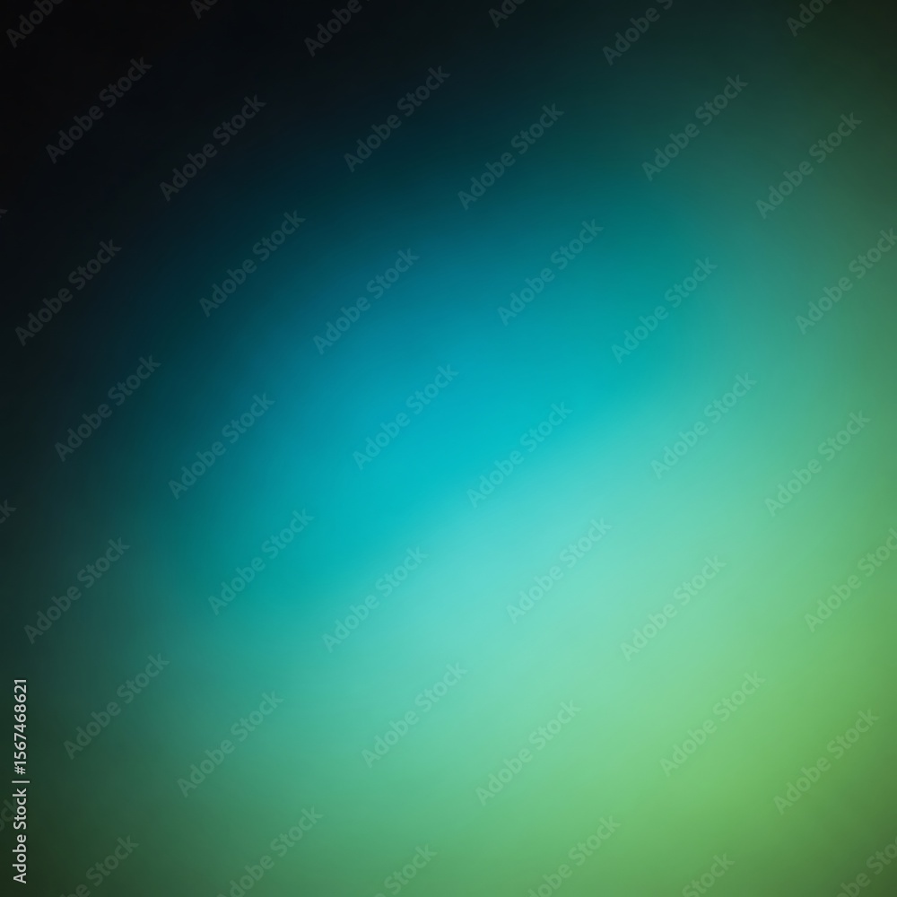 Poster deep green and blue gradient creating an immersive, seamless, and vibrant abstract background