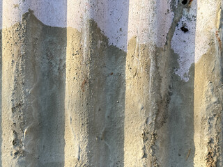 A wall with a white stripe painted on it