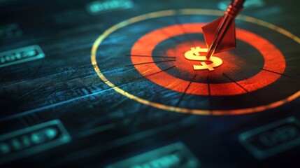 Obraz premium Targeting Financial Goals