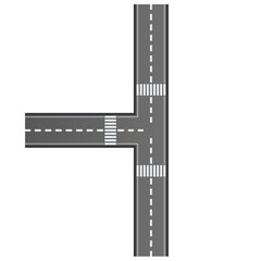 3d winding road on a white isolated background. Road way location infographic template, simple curved road vector illustration	
