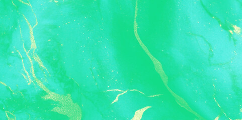 Pale soft green marble or copper veining creating elegant geometric patterns, Abstract natural stone background for home furnishings, A background with abstract marble paint and turquoise design.