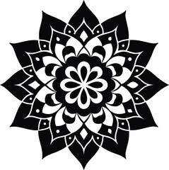 Ornament Festival Mandala Design Vector Illustrations