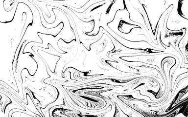 Black Marble ink texture acrylic painted waves texture background. pattern can used for wallpaper or skin wall tile luxurious.