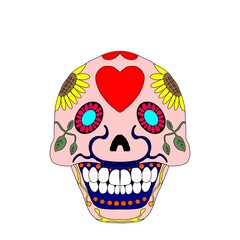 シュガースカル(ハート ひまわり)