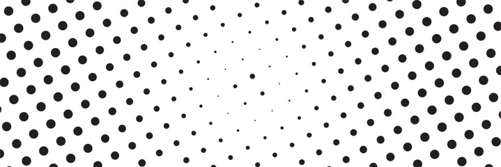 Black dots on white background pattern vector