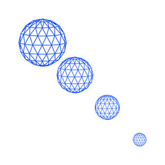 Abstract Globe Design PNG – Transparent Background World Sphere with Digital Grid and Global Network Concept for Technology, Business Branding, Infographics, or Web Interfaces