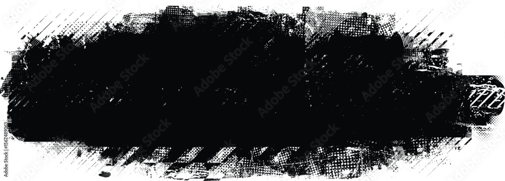 Poster grunge textured banner with rough edges. speckled texture. overlay grunge texture . simply place tex