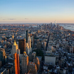 Fototapeta premium new york city skyline